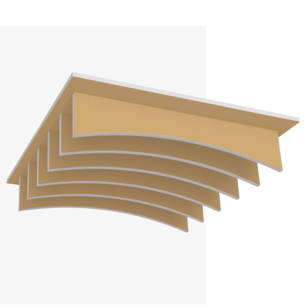 Hush_Ceiling Tiles_Concave_Fawn
