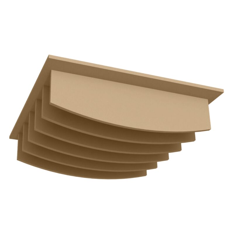 Hush_Ceiling Tiles_Covex_Mocha