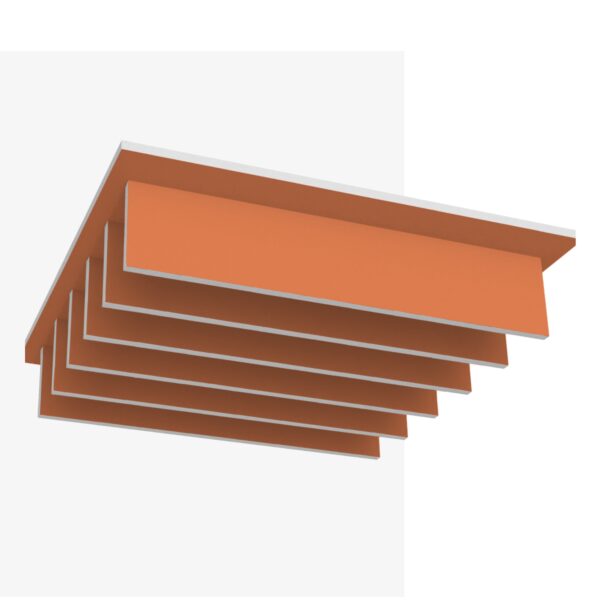 Hush_Ceiling Tiles_Straight_Papaya
