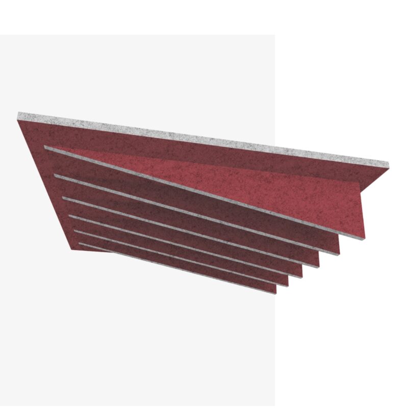 Hush_Ceiling Tiles_Tapered_Watermelon