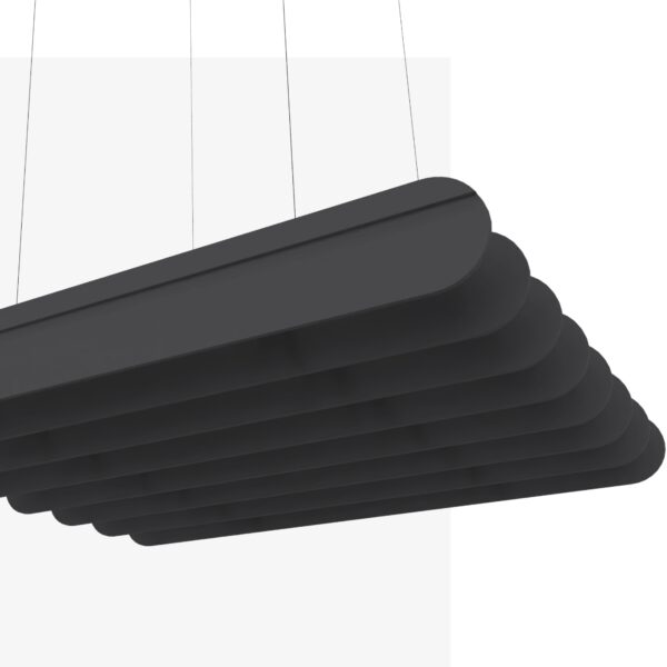 Hush_Linear Baffles_Rect_Rounded_Slate