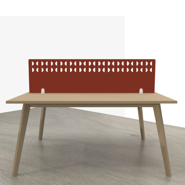 Hush_Desk Divider_Crescent_Tamarind