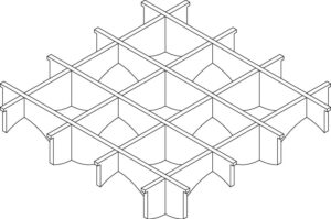 Hush_Billow-Ceiling-Tile_LineDrawings